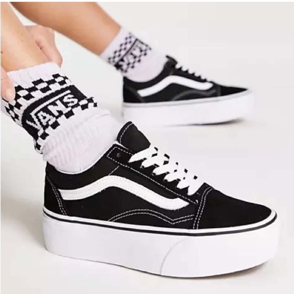 *BUNDLE* Old Skool Super Platform Vans + Checkered Vans / Adidas Cloud
